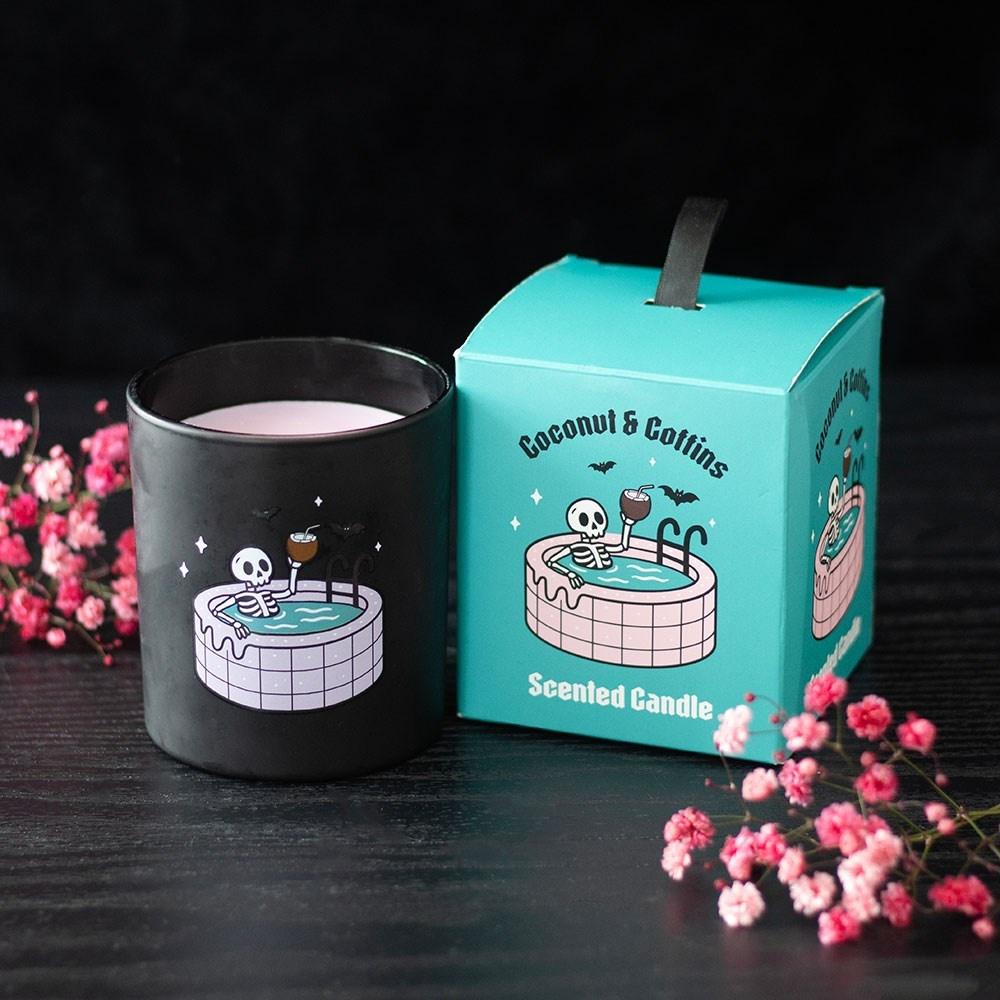 Something Different - Coconut & Coffins Bougie Parfumée - Multicolore